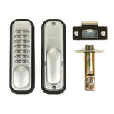 Weatherproof Mechanical Keyless Password Door Security Lock for Home Office - Top-Down View