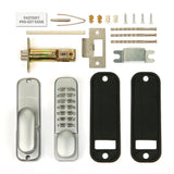 Weatherproof Mechanical Keyless Password Door Security Lock for Home Office - Rear View