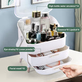 Make up Organizers Storage Vanity Cosmetics Skincare Display Cases Countertop Bathroom Gifts for Women - Front View