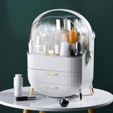 Make up Organizers Storage Vanity Cosmetics Skincare Display Cases Countertop Bathroom Gifts for Women - Side View