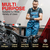 Motorcycle Universal Paddock Rear Stand Lift Fork Stand Rear Wheel Swingarm Spool - Rear View