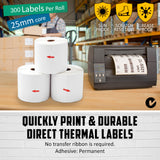 3 rolls 100x150mm 4x6 900 Labels Shipping Label Fastway eParcel Aaramex Couriers Please - Front View