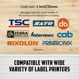 3 rolls 100x150mm 4x6 900 Labels Shipping Label Fastway eParcel Aaramex Couriers Please - Top-Down View