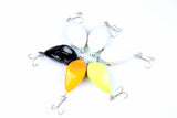 6X 4cm Popper Poppers Fishing Lure Lures Surface Tackle Fresh Saltwater - Side View