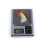 7x Popper Minnow 7.8cm Fishing Lure Lures Surface Tackle Fresh Saltwater - Rear View