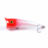 7x Popper Minnow 7.8cm Fishing Lure Lures Surface Tackle Fresh Saltwater - Low Angle