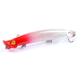 6x Popper Poppers 11.7cm Fishing Lure Lures Surface Tackle Fresh Saltwater - 45-Degree Angle