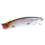 6x Popper Poppers 11.7cm Fishing Lure Lures Surface Tackle Fresh Saltwater - Rear View