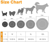 Soft Dog Bed Round Washable Plush Pet Kennel Cat Bed Mat Sofa Medium 60cm - Top-Down View