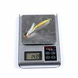 6x Popper Minnow 10cm Fishing Lure Lures Surface Tackle Fresh Saltwater - Front View