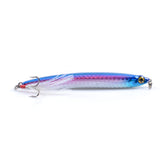 6x Popper Minnow 10cm Fishing Lure Lures Surface Tackle Fresh Saltwater - Side View