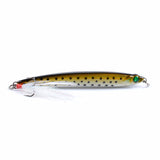 6x Popper Minnow 10cm Fishing Lure Lures Surface Tackle Fresh Saltwater - 45-Degree Angle