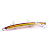 8x Popper Minnow 11.7cm Fishing Lure Lures Surface Tackle Fresh Saltwater - Front View