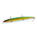 8x Popper Minnow 11.7cm Fishing Lure Lures Surface Tackle Fresh Saltwater - Side View