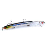 8x Popper Minnow 11.7cm Fishing Lure Lures Surface Tackle Fresh Saltwater - Rear View