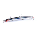 8x Popper Minnow 11.7cm Fishing Lure Lures Surface Tackle Fresh Saltwater - Close-Up Angle