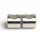Shower Glass Door Knob Bathroom Back-to-Back Handle Pull 304 Brushed - Side View