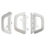Sliding Patio Door Handle Set Mortise Lock Suitable for Sliding Glass Patio Door White - Side View