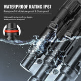 Triple Waterproof T Branch Connectors for Solar Panels - Male & Female Set - Front View