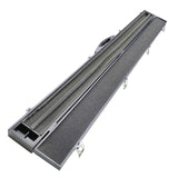 3/4 Jointed 121cm Billiards Snooker Pool Cue PU Leather Hard Case Carrying Box Organizing - Front View