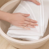 120cm Clothes Dust Cover Wardrobe Cloth Cover Clothes Storage Bag For Garments Suits Dresses Coats - Close-Up Angle