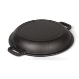 26cm 2-in-1 Cast Iron Dutch Oven & Skillet Set  Pre-Seasoned Dual-Use Pot with Lid Fry Pan, Durable & Versatile Cookware - Extra Image