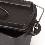 Cast Iron Bread Pan with Lid Non-Stick, Durable Loaf Pan for Perfect Baking