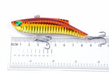 5x 9cm Vib Bait Fishing Lure Lures Hook Tackle Saltwater - Extra Image
