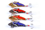 4X 8g Fishing Switchblade Blade VIBE VIB Metal Lures 50mm - Front View