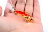 4X 8g Fishing Switchblade Blade VIBE VIB Metal Lures 50mm - 45-Degree Angle