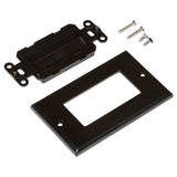 Brush Wall Plate Wires Cable Access Strap Management Socket Mount Port HDMI - Side View