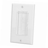 Brush Wall Plate Wires Cable Access Strap Management Socket Mount Port HDMI - Top-Down View
