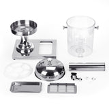 8L Commercial Restaurant Buffet Beverage Juice Beverage Dispenser Drink Container - Side View