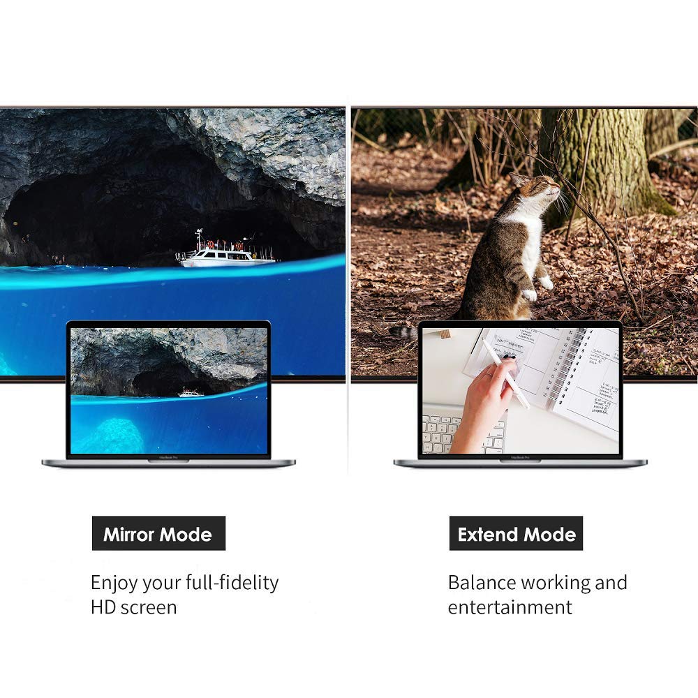 Multi-Function USB 3.1 Type-C Hub to 4K HDMI/DVI/VGA Video Adapter