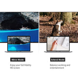 Multi-Function USB 3.1 Type-C Hub to 4K HDMI/DVI/VGA Video Adapter - 45-Degree Angle