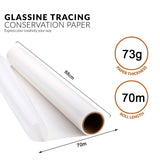 70m 88cm Wide  Glassine Tracing Paper Light Diffusion Translucent Photography - Front View