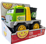 Toy Garbage Truck with Sound and Lights 18m+ - Front View