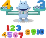 Balance Hippo Building Blocks Educational Toys-Preschool Learning Education Boys and Girls Ages 3 4 5 - Side View