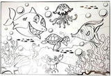 Sea World Painting Puzzle 24 Pieces - Top-Down View
