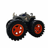 Friction Powered Purple Rhino Monster Truck for Children 1:16 Scale 3+ - Front View