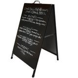Blackboard | Chalkboard A-Frame (normal chalk ver.) - Side View