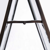 Black Powder Coated Steel A-Board Sign 60X90cm - Front View