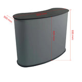 Promotional Table with Header - Rear View