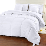 Super King Hotel Quality 400GSM Microfibre Quilt – Soft, Breathable & Comfortable All-Season Doona - Side View