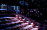 Solar Step Light ??Warm White with Silver Case
