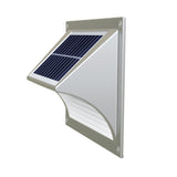 Solar Step Light ??Warm White with Silver Case
