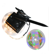 Solar LED Strip Light - Top-Down View