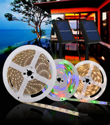Solar LED Strip Light - 45-Degree Angle