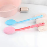Back & Body Self Bath Brush Lotion Applicator - Blue - Front View