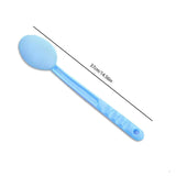 Back & Body Self Bath Brush Lotion Applicator - Blue - Rear View